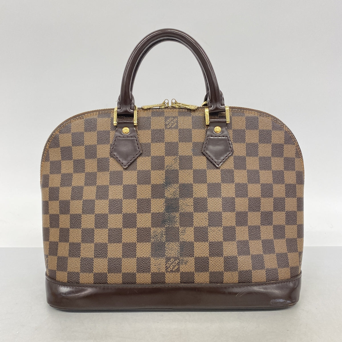 【6ie6962】ルイヴィトン ハンドバッグ ダミエ アルマ N51131 エベヌ【中古】レディース