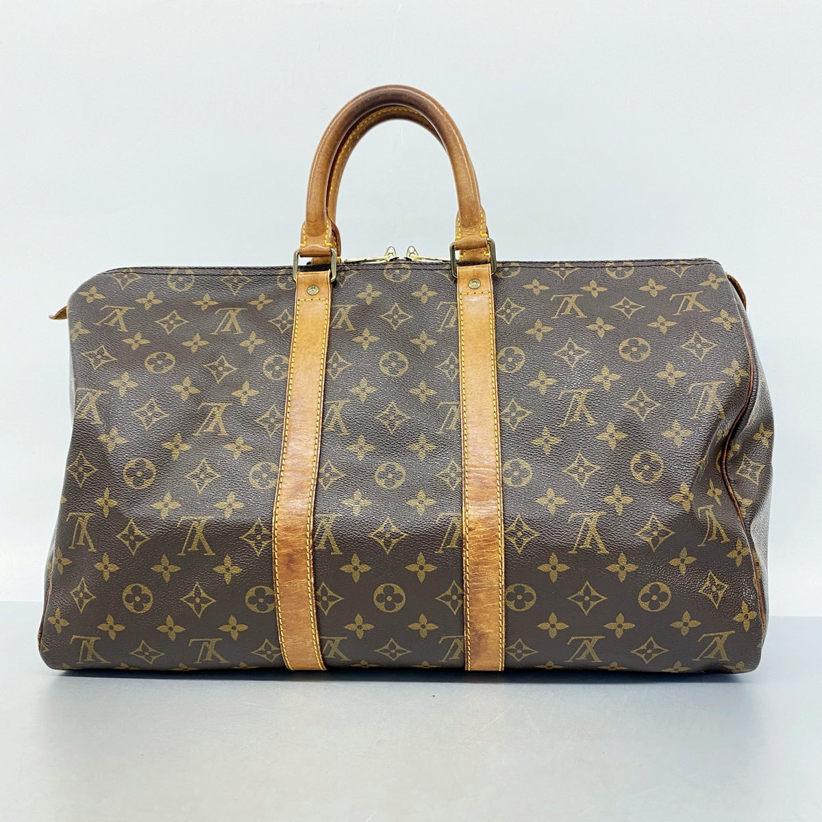 【6ie7185】ルイヴィトン ボストンバッグ モノグラム キーポル45 M41428 ブラウン【中古】メンズ レディース ユニセックス