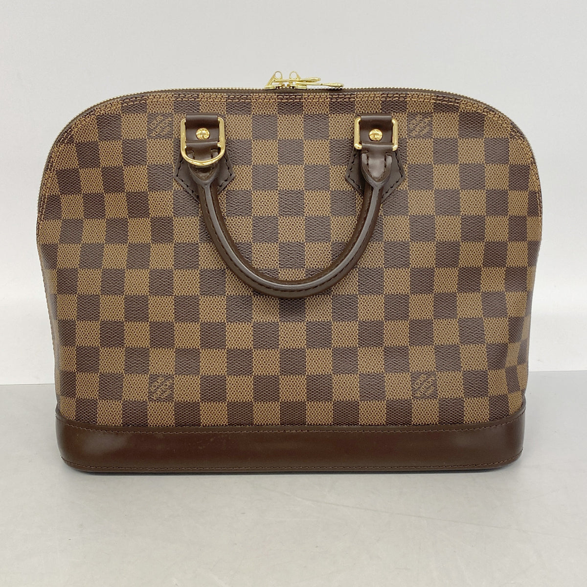 【6ie7218-e】ルイヴィトン ハンドバッグ ダミエ アルマ N51131 エベヌ【中古】レディース