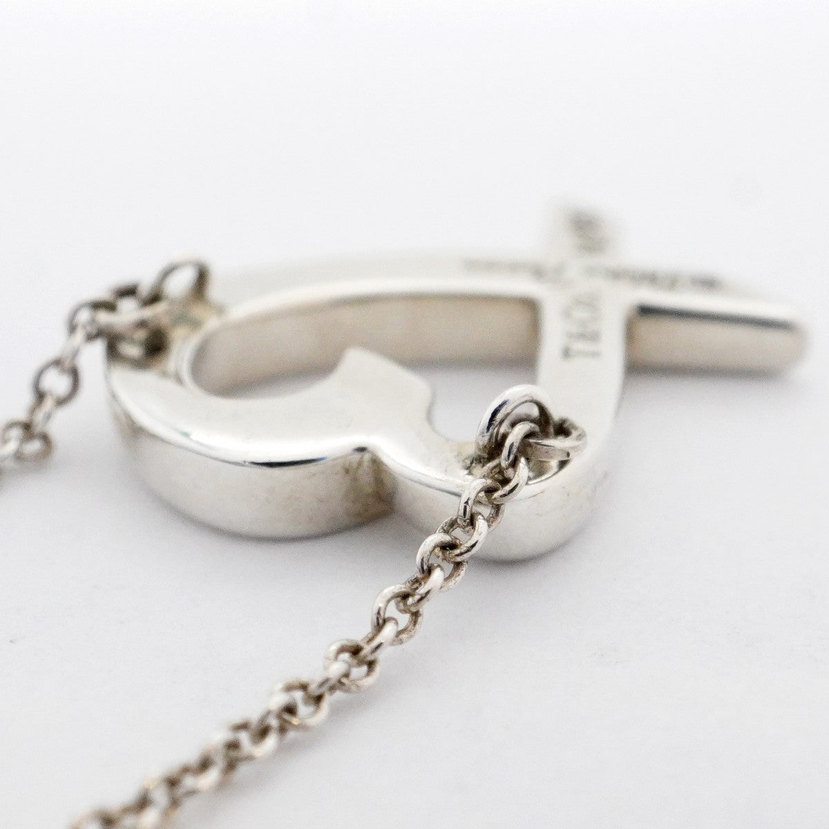 ★SALE【6jcb0290-k】ティファニー ネックレス ラビングハート シルバー925【中古】レディース