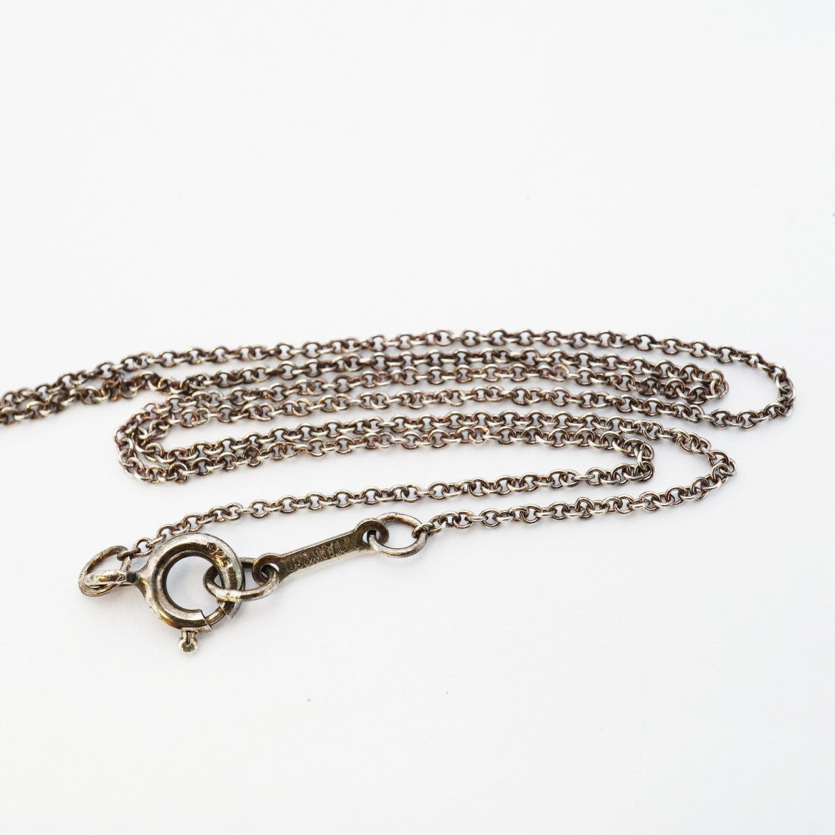 ★SALE【6jdb0473-k】ティファニー ネックレス ビーン シルバー925【中古】レディース