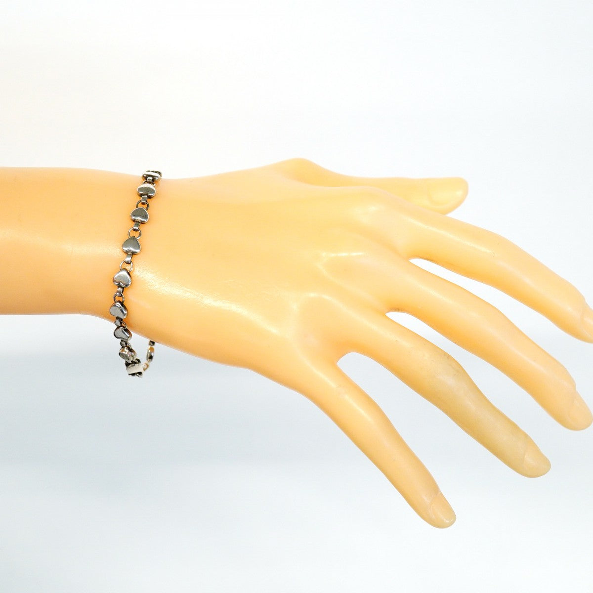 【6jdb0705-k】ティファニー ブレスレット ハートリンク シルバー925【中古】レディース