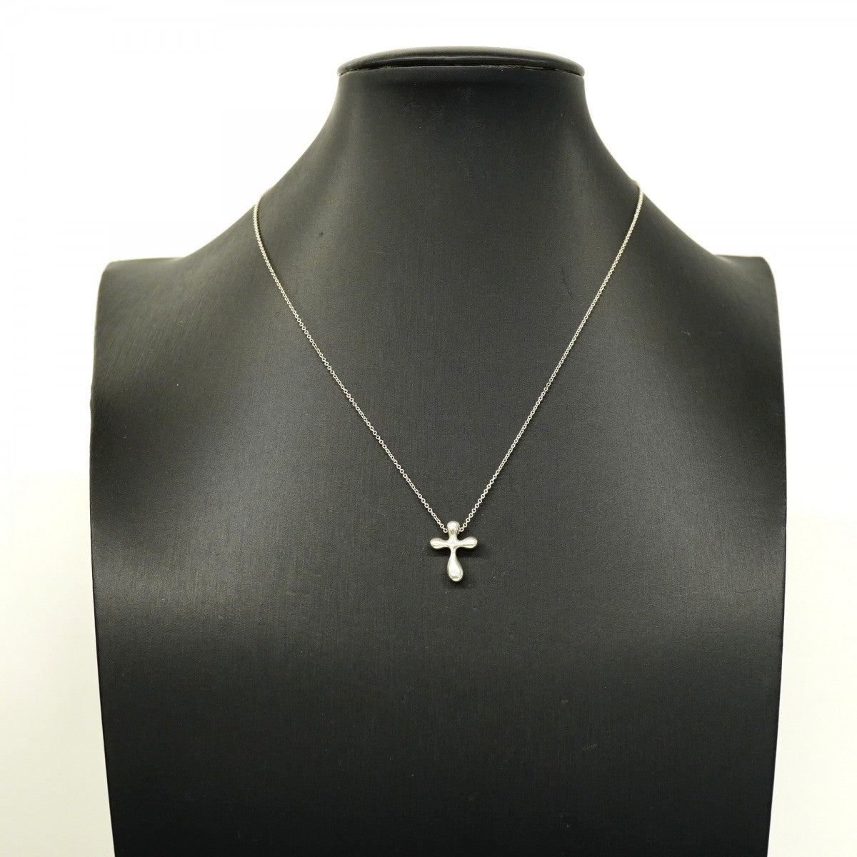 【6jeb0795】ティファニー ネックレス スモールクロス シルバー925【中古】レディース