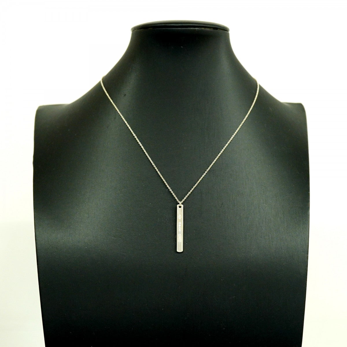 【6jeb0918-k】ティファニー ネックレス 1837/ナロー/バー シルバー925【中古】レディース