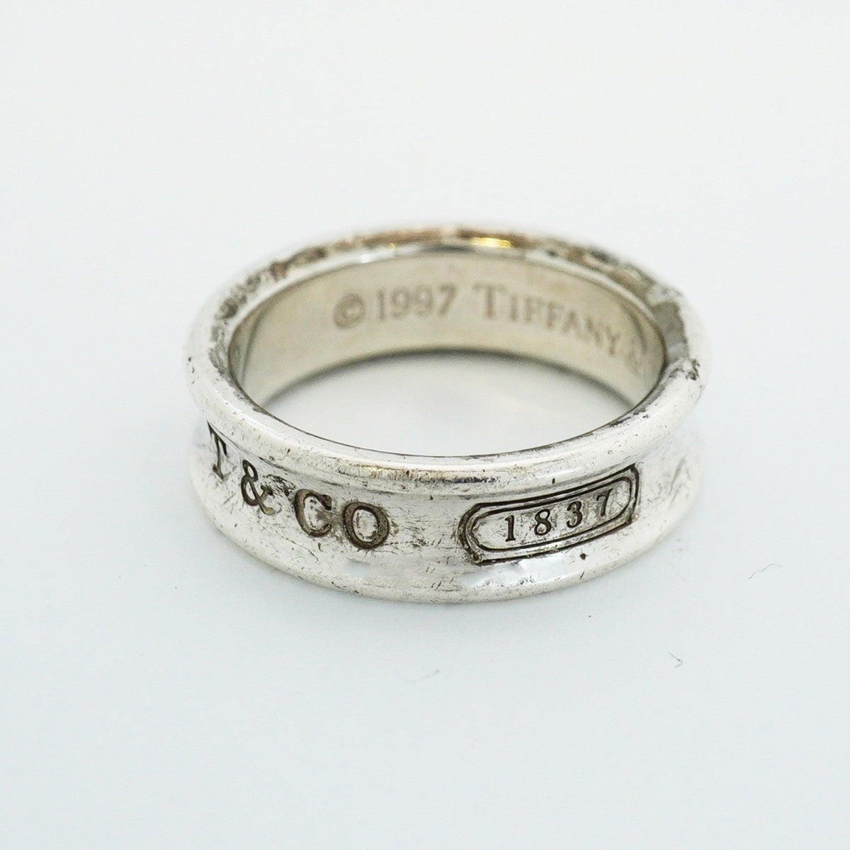 【6jfb0001-k】ティファニー リング ナロー シルバー925 18号【中古】レディース