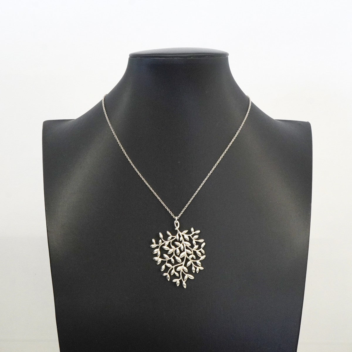 【6jfb0201-k】ティファニー ネックレス オリーブリーフ シルバー925【中古】レディース