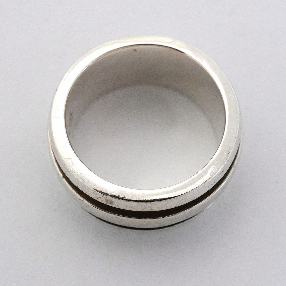 【6jfb0253】ティファニー リング グルーブド シルバー925 8.5号【中古】レディース