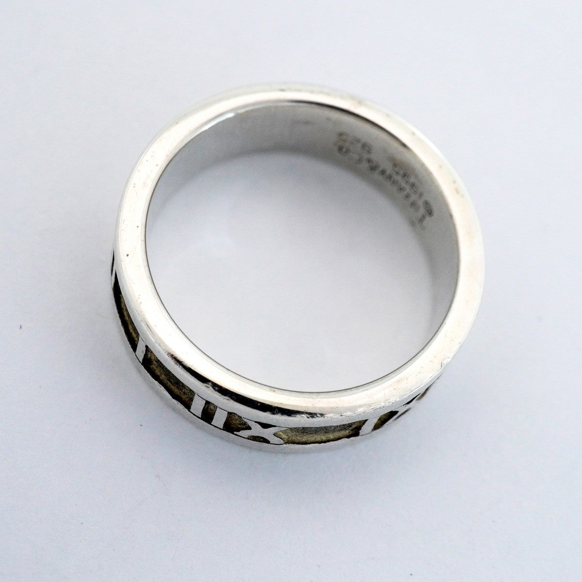 【6jfb0299】ティファニー リング アトラス シルバー925 14号【中古】レディース