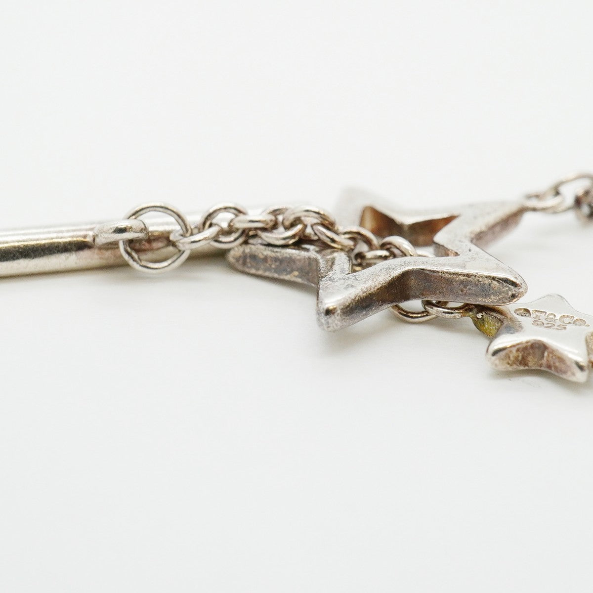 【6jfb0354-k】ティファニー ブレスレット スターリンク シルバー925【中古】レディース