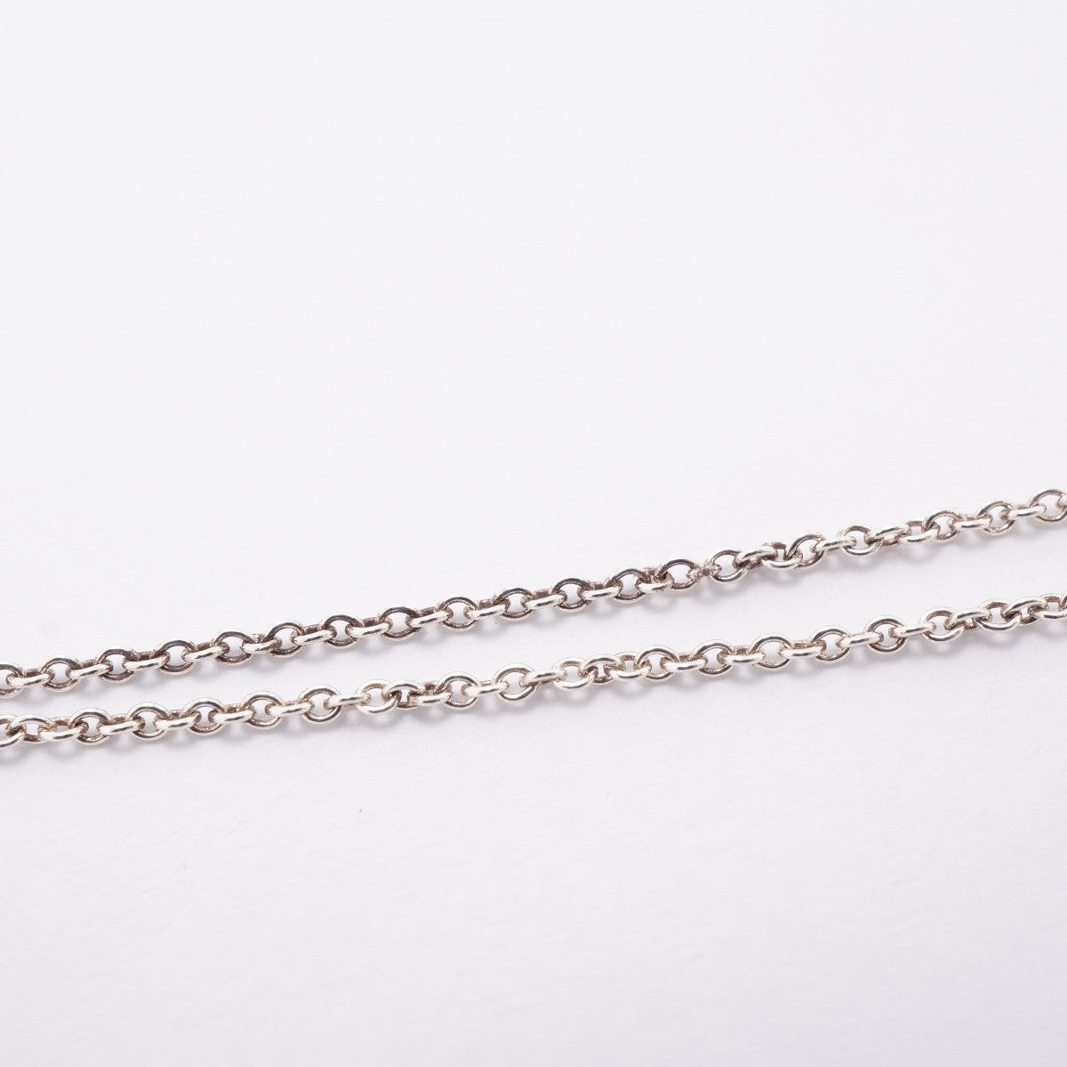 【6jfb0655-k】ティファニー ネックレス バイザヤード 1PD シルバー925 ダイヤモンド【中古】レディース