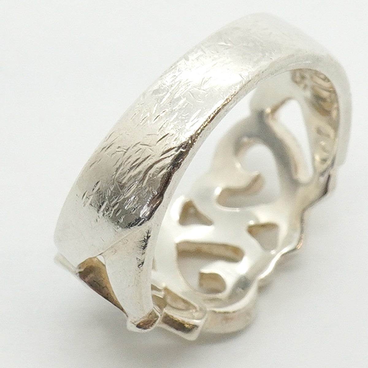 【6jfb0715】ティファニー リング トリプルラビングハート シルバー925 8.5号【中古】レディース