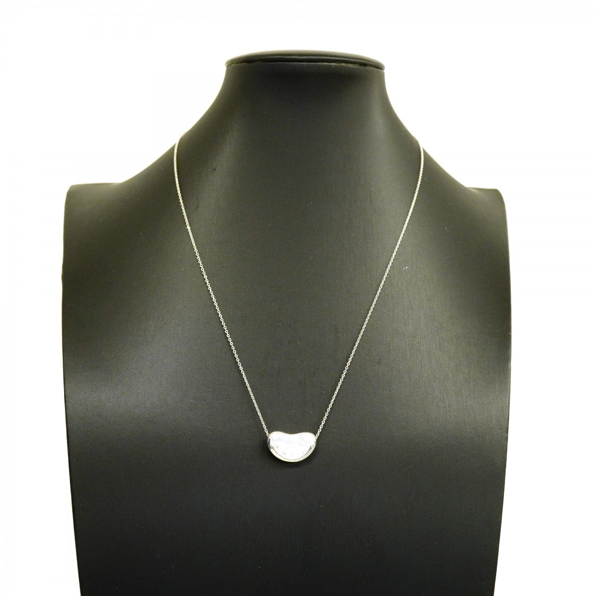 【6jfb0921-k】ティファニー ネックレス ビーン シルバー925【中古】レディース