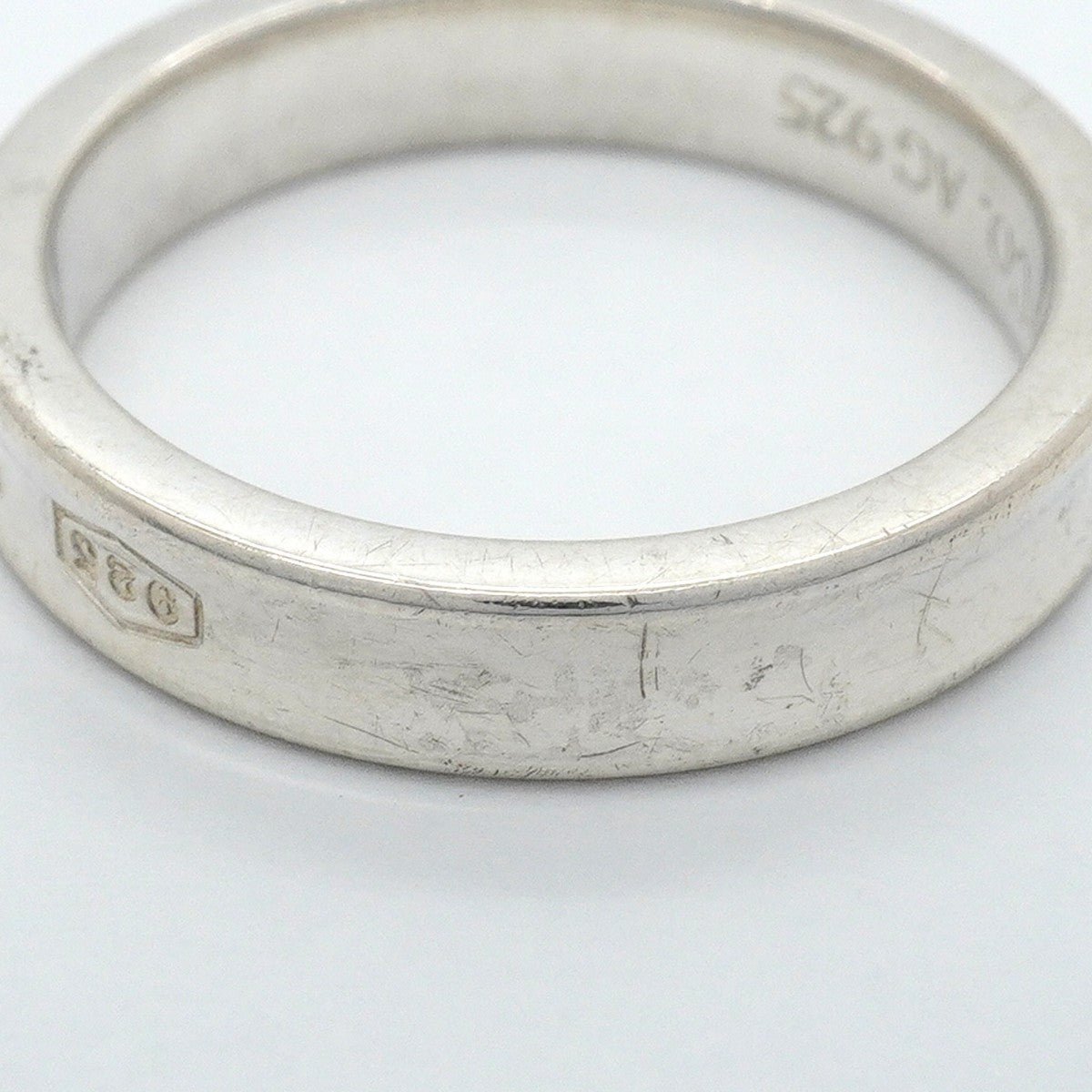 【6jfb0998-k】ティファニー リング ナロー シルバー925 13.5号【中古】レディース