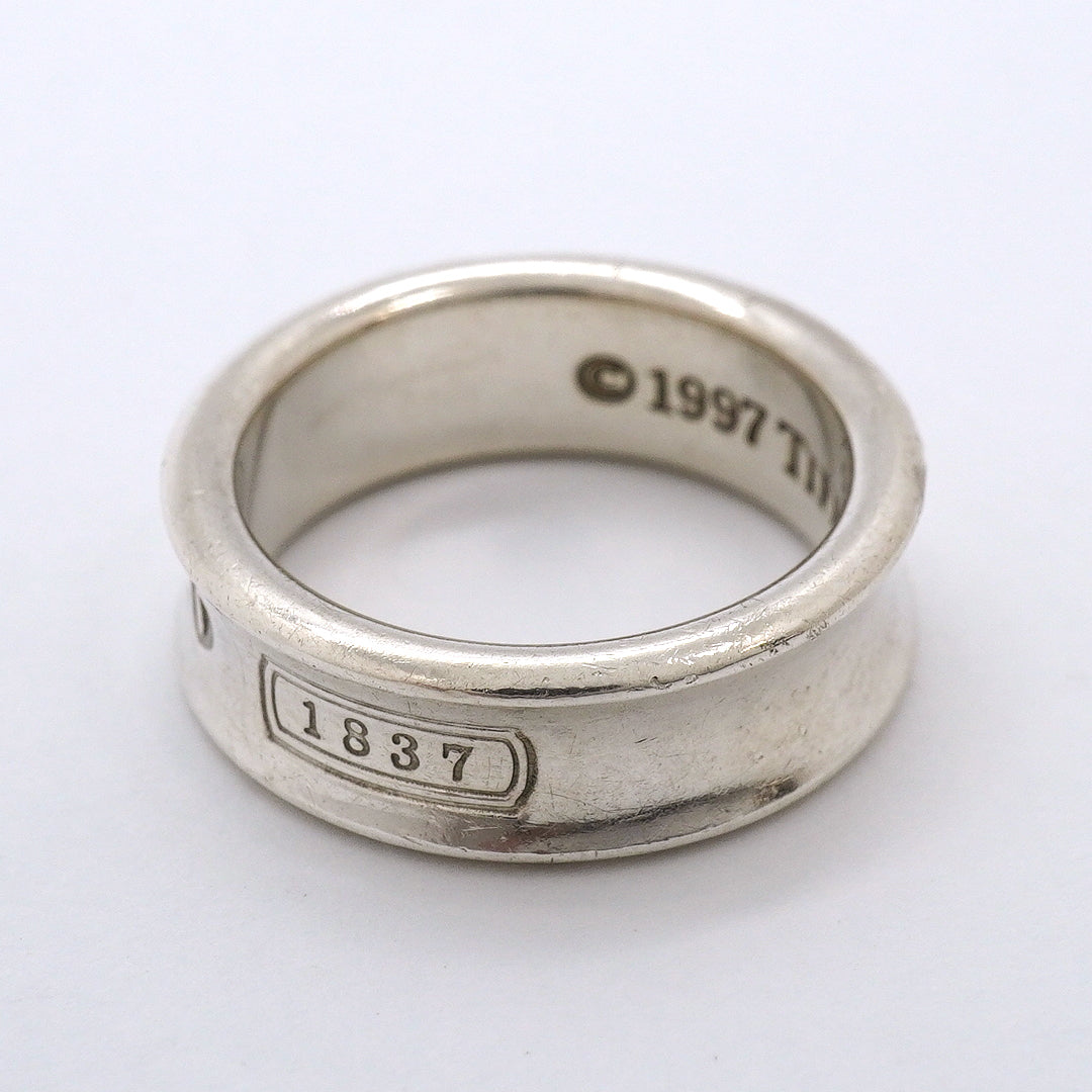 【6jgb0128-k】ティファニー リング ナロー シルバー925 15.5号【中古】レディース