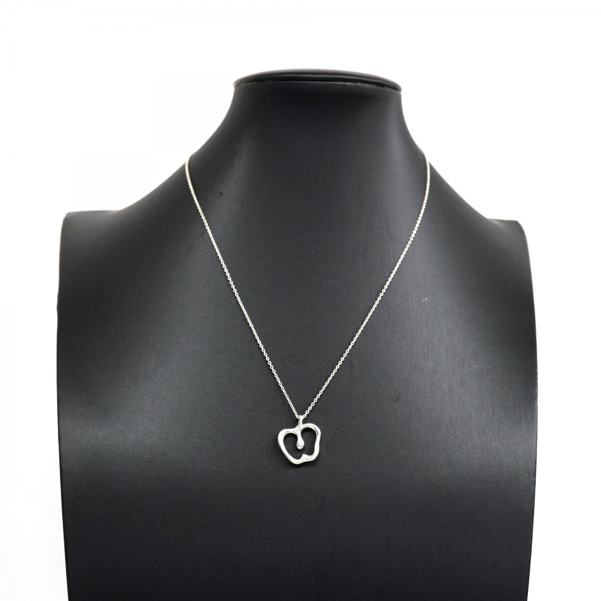 【6jgb0134-k】ティファニー ネックレス アップル シルバー925【中古】レディース