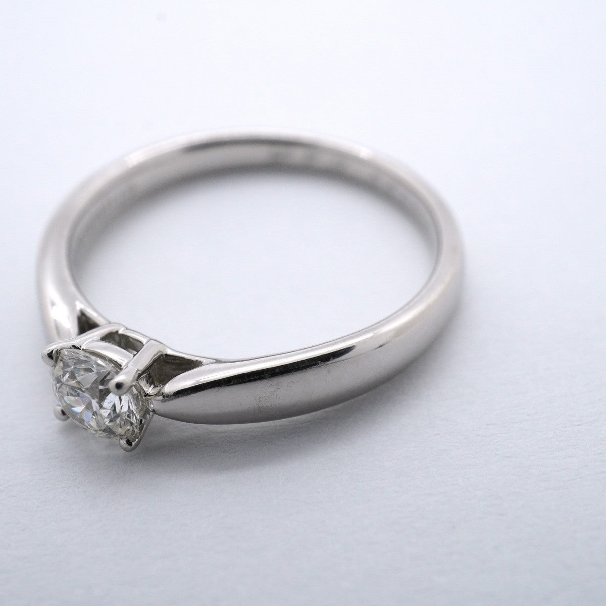 【6jgb0149】ティファニー リング ハーモニー 1PD Pt950 プラチナ ダイヤモンド 0.28ct 8号【中古】レディース