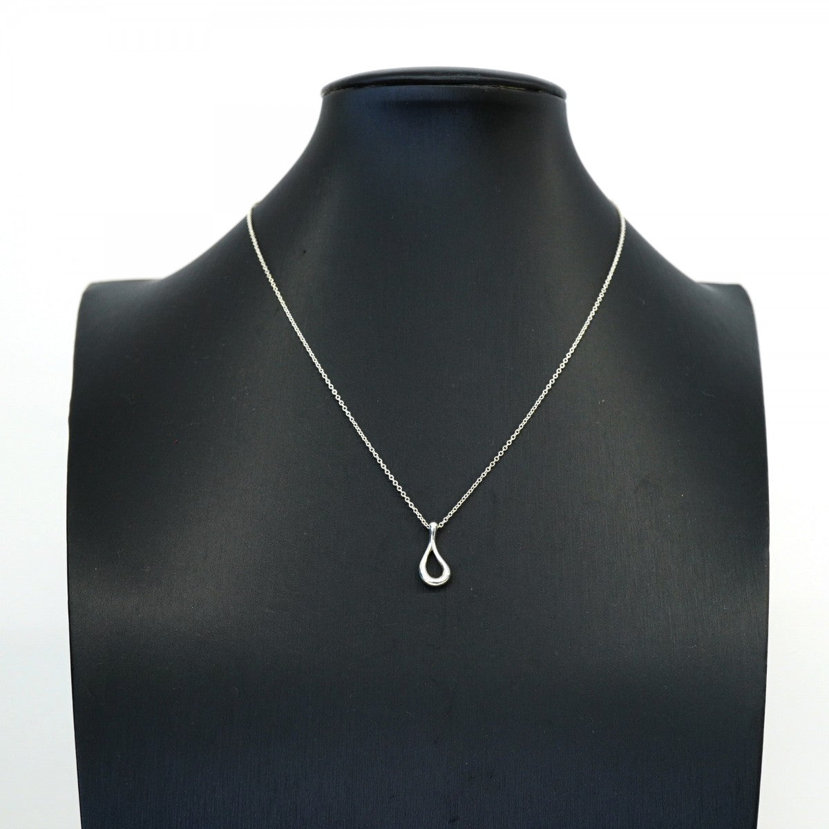 【6jgb0365-k】ティファニー ネックレス オープンティアドロップ シルバー925【中古】レディース