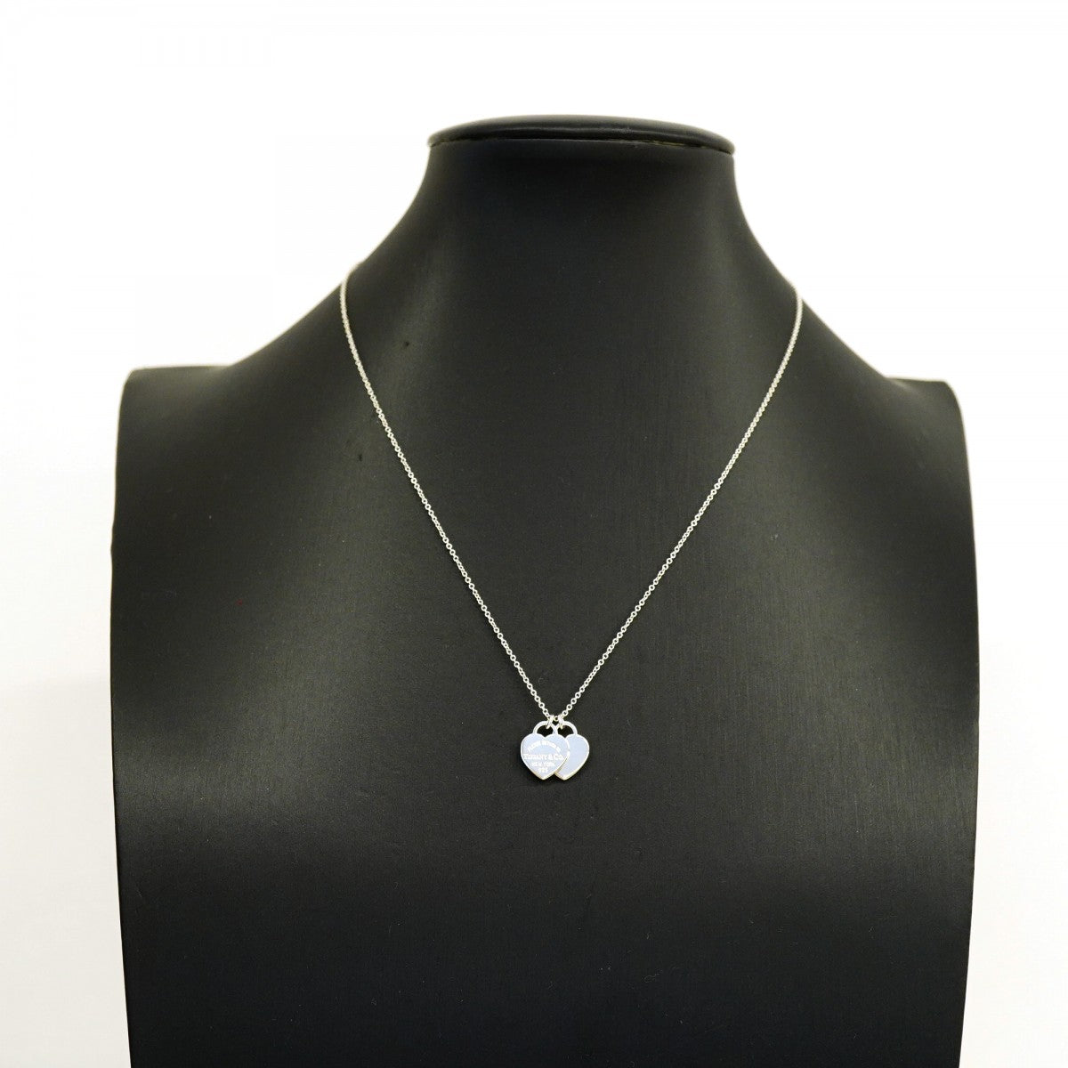 【6jgb0520-k】ティファニー ネックレス ダブルリターントゥハート シルバー925【中古】レディース