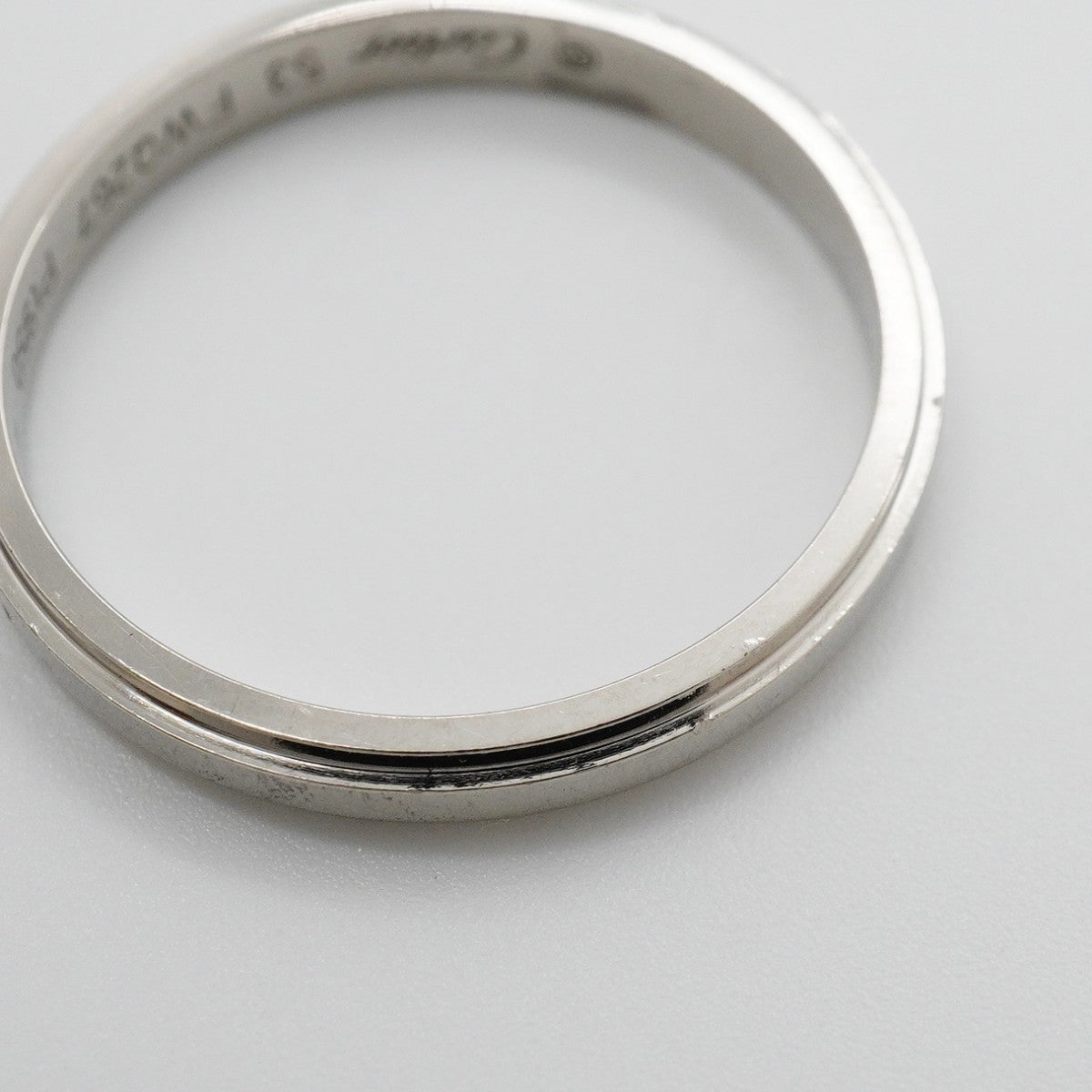 【6jgb0560】カルティエ リング ダムール Pt950 プラチナ #53【中古】レディース