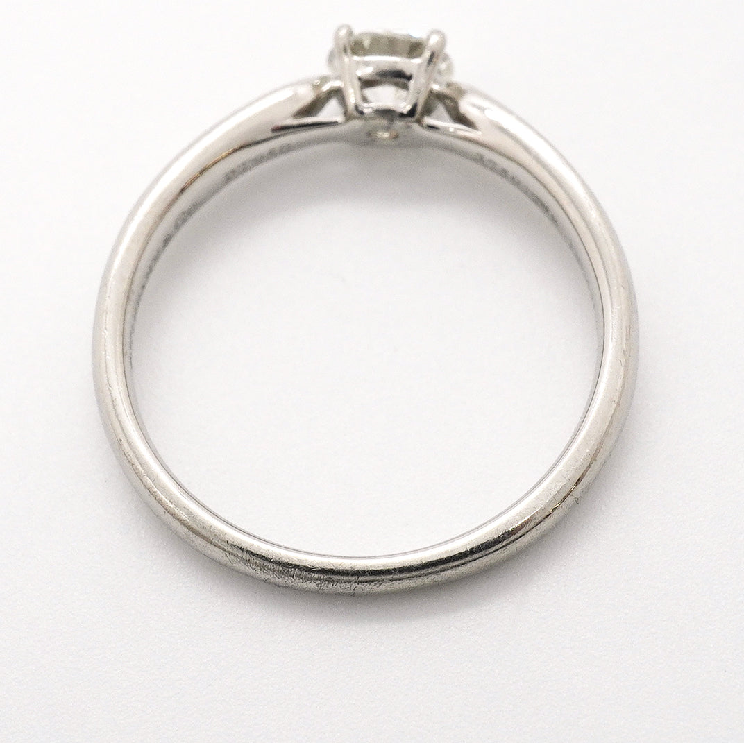 【6jgb0567】ティファニー リング ハーモニー 1PD Pt950 プラチナ ダイヤモンド 0.42ct 11号【中古】レディース