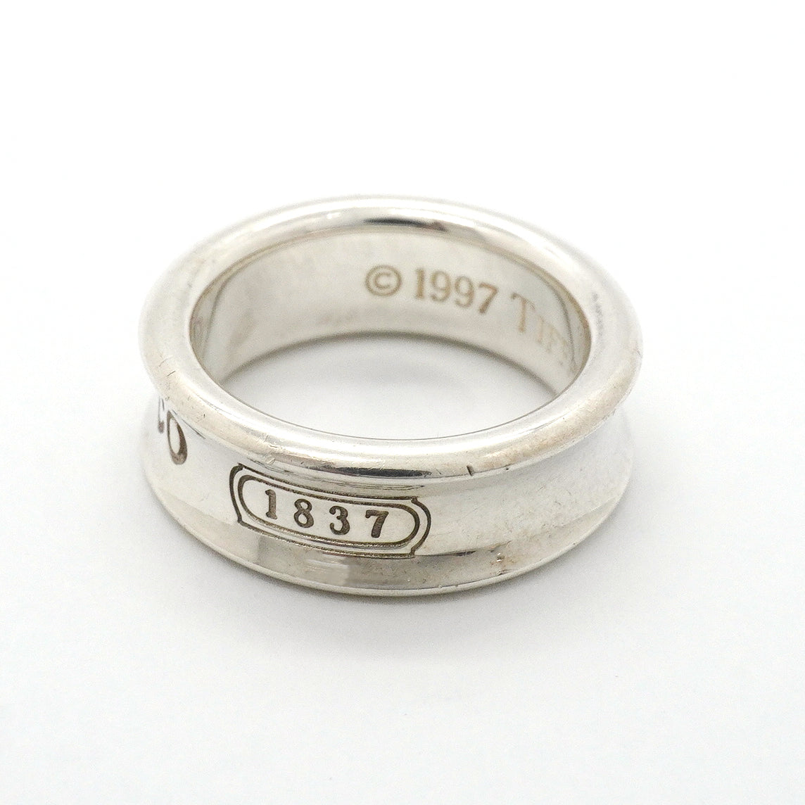 【6jgb0676-k】ティファニー リング ナロー シルバー925 10号【中古】レディース