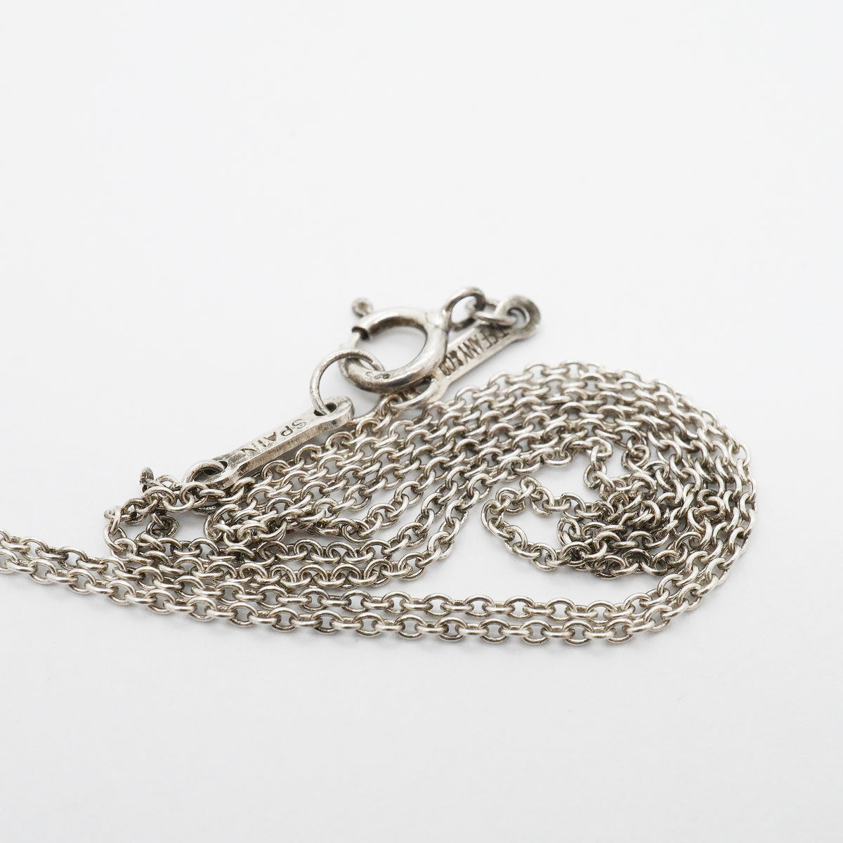 【6jgb0681-k】ティファニー ネックレス エターナルサークル シルバー925【中古】レディース