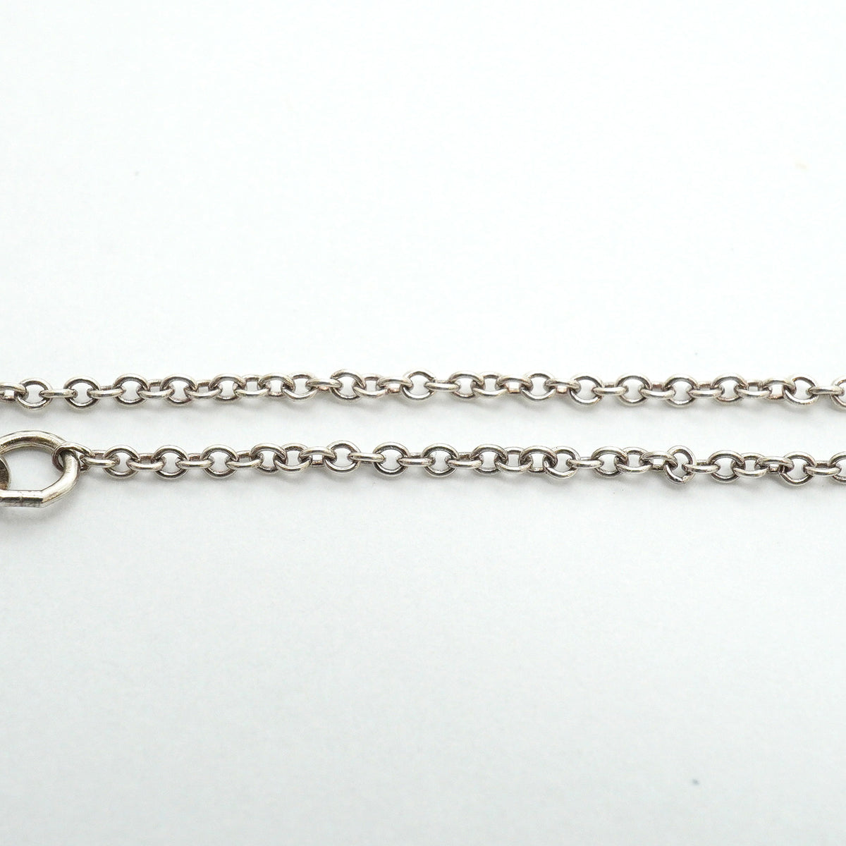 【6jgb0786】ティファニー ネックレス ダブルループ シルバー925【中古】レディース