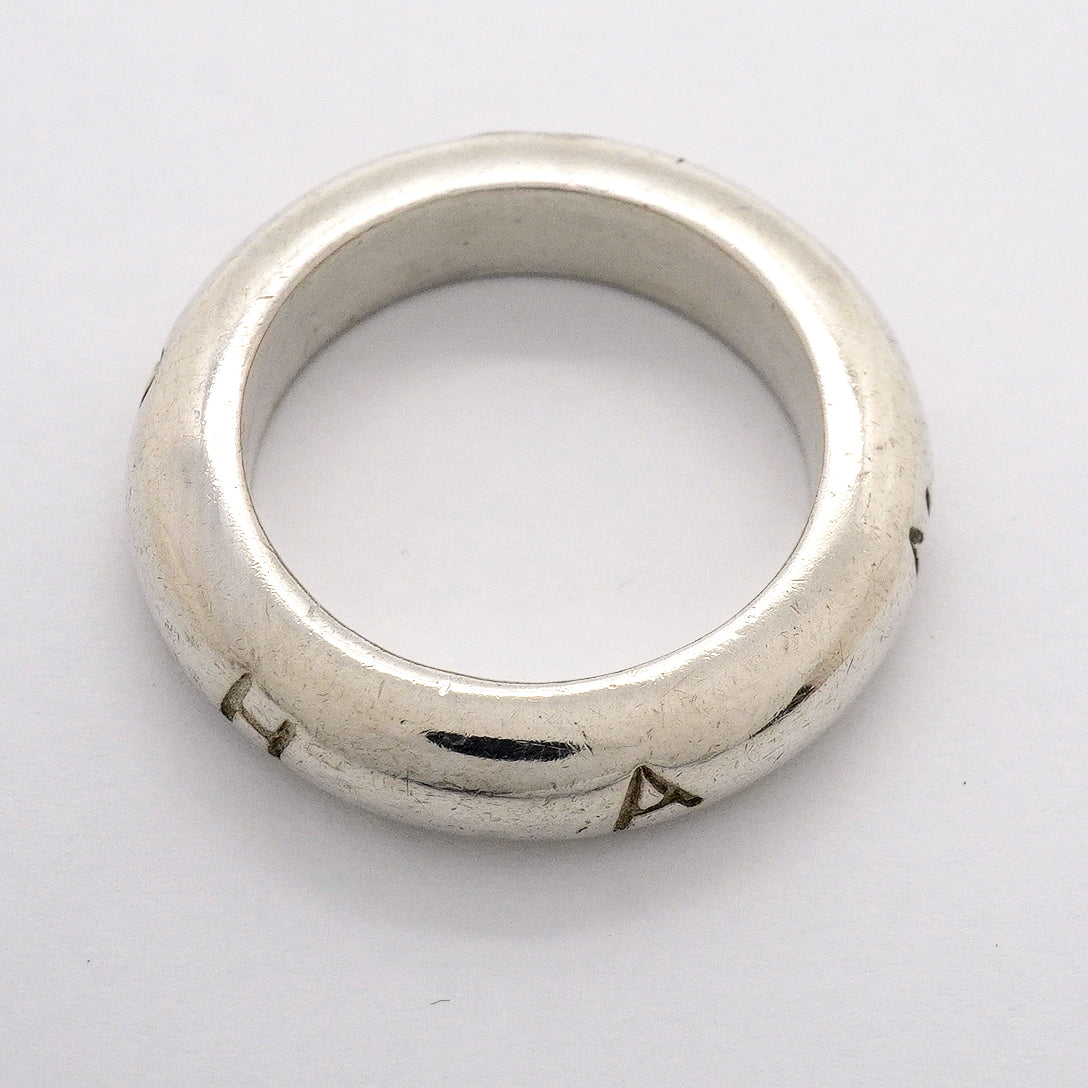 【6jgb0845】シャネル リング シャネルロゴ シルバー925 12.5号【中古】レディース
