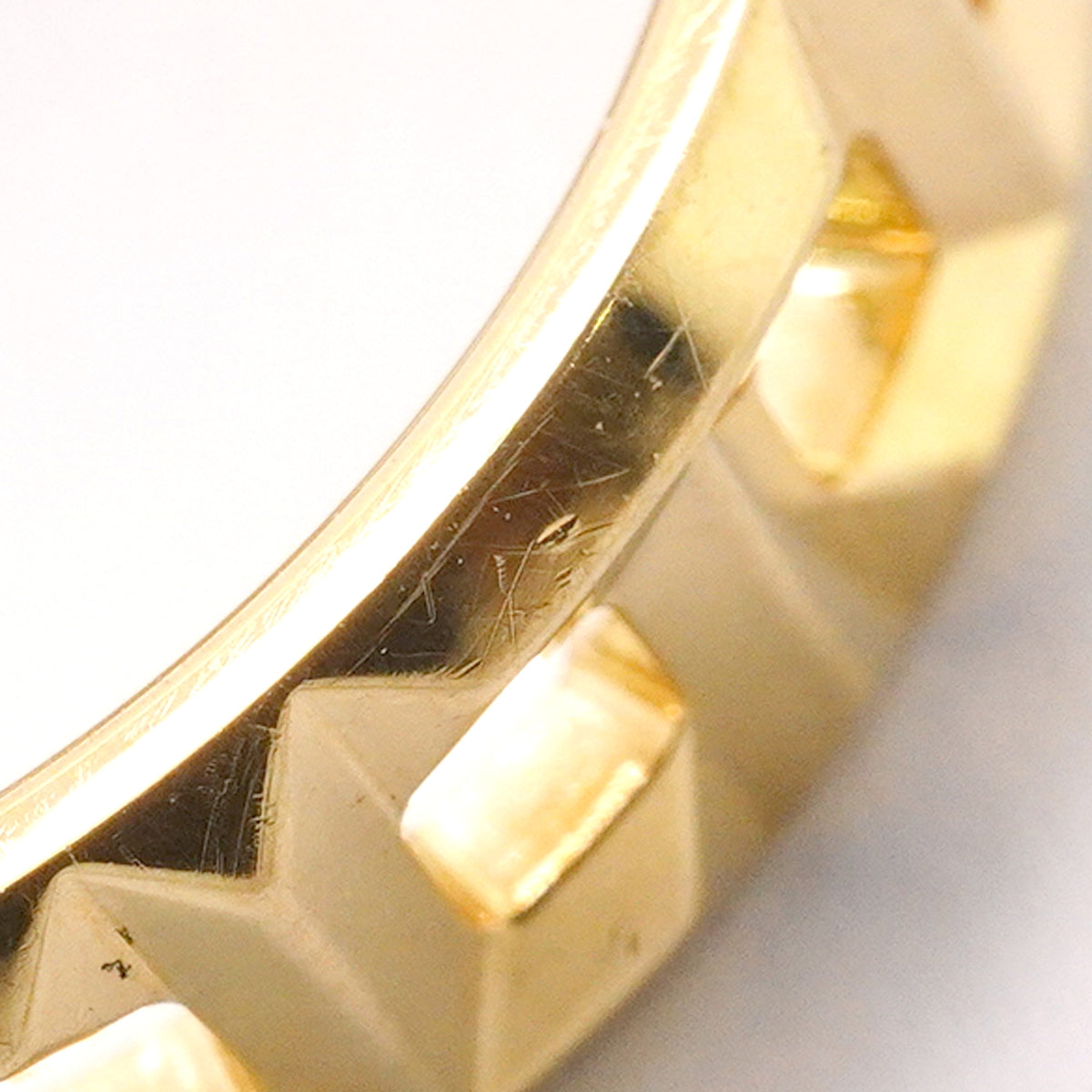 【6jgb0854】ティファニー リング Tトゥルー/ワイド K18YG イエローゴールド 16.5号【中古】メンズ レディース ユニセックス