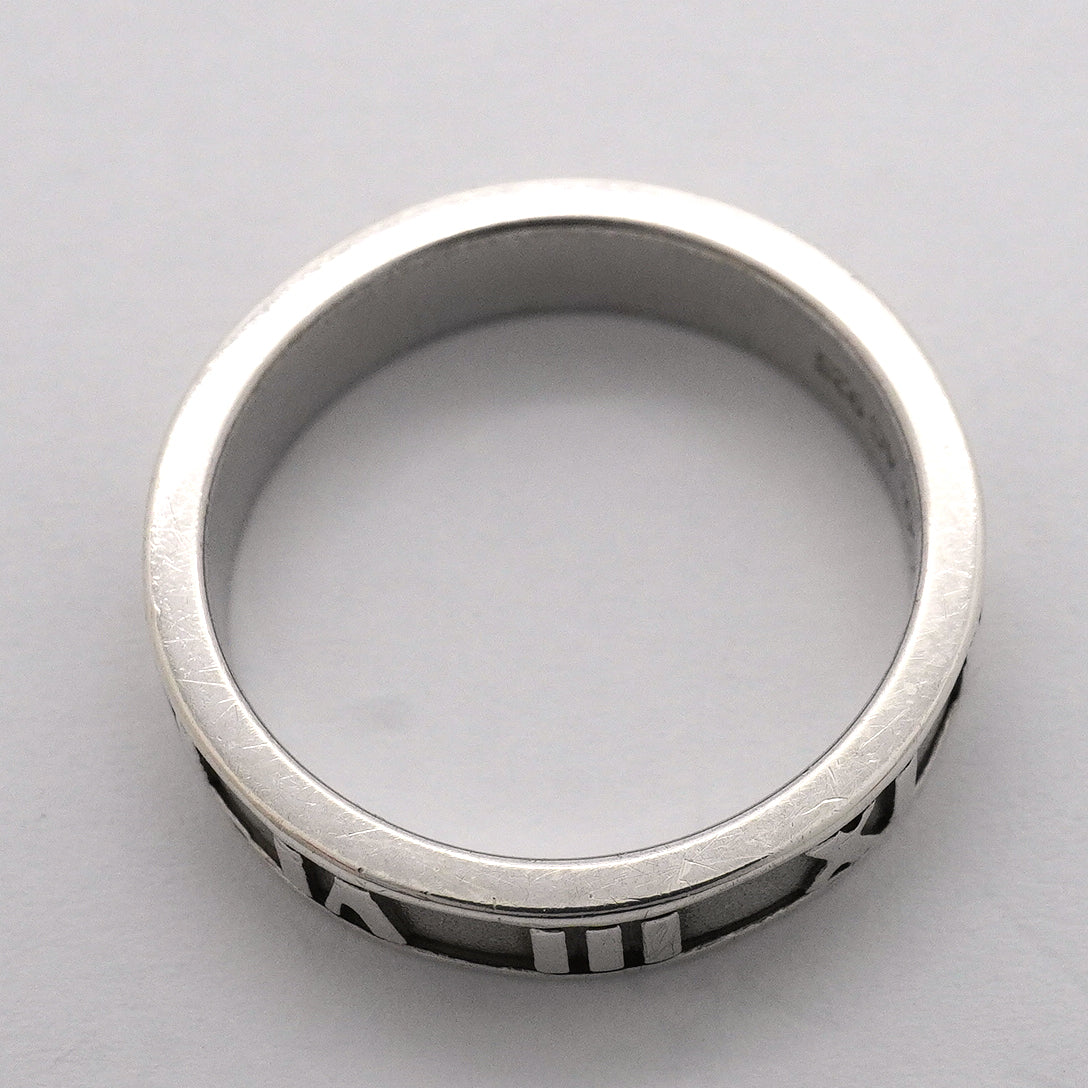 【6jgb0893-k】ティファニー リング アトラス シルバー925 10号【中古】レディース