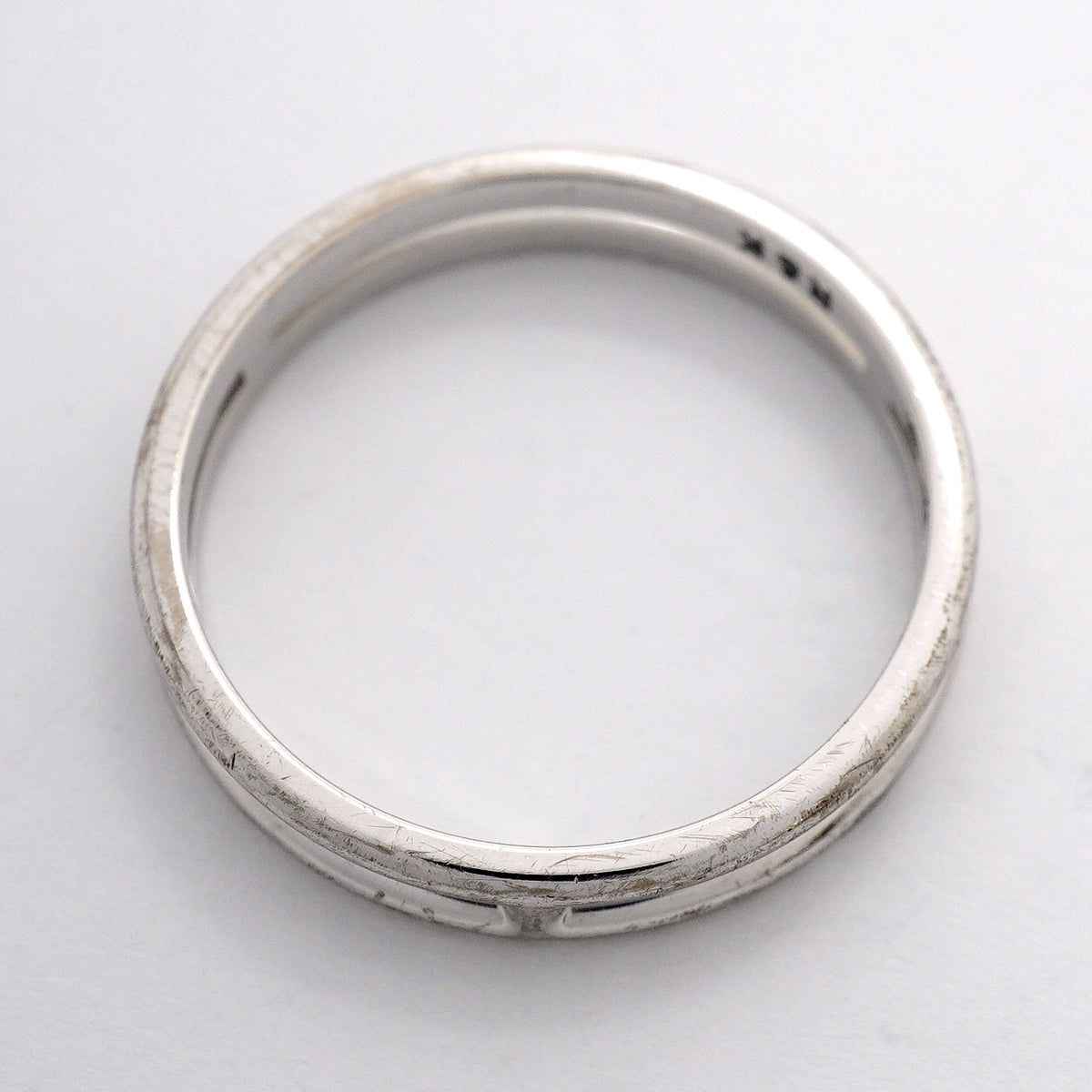 【6jgb0919】エルメス リング アリアンヌ K18WG ホワイトゴールド #57【中古】メンズ