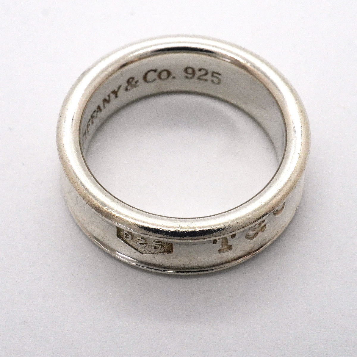 【6jhb0031-k】ティファニー リング ナロー シルバー925 15.5号【中古】メンズ レディース ユニセックス