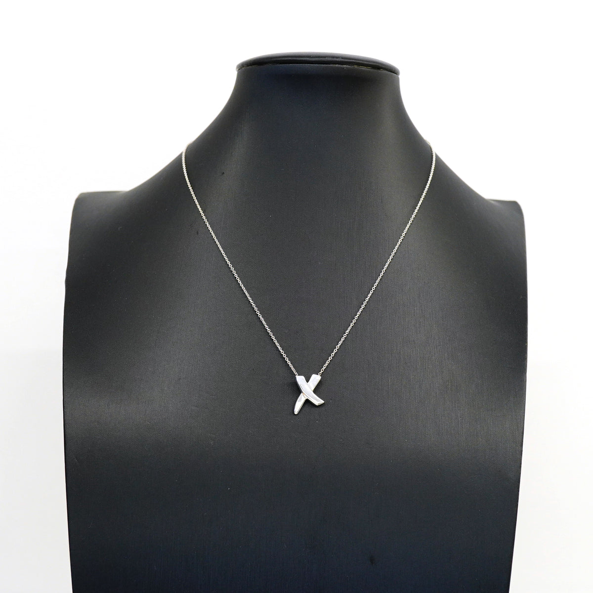 【6jhb0360】ティファニー ネックレス キス シルバー925【中古】レディース