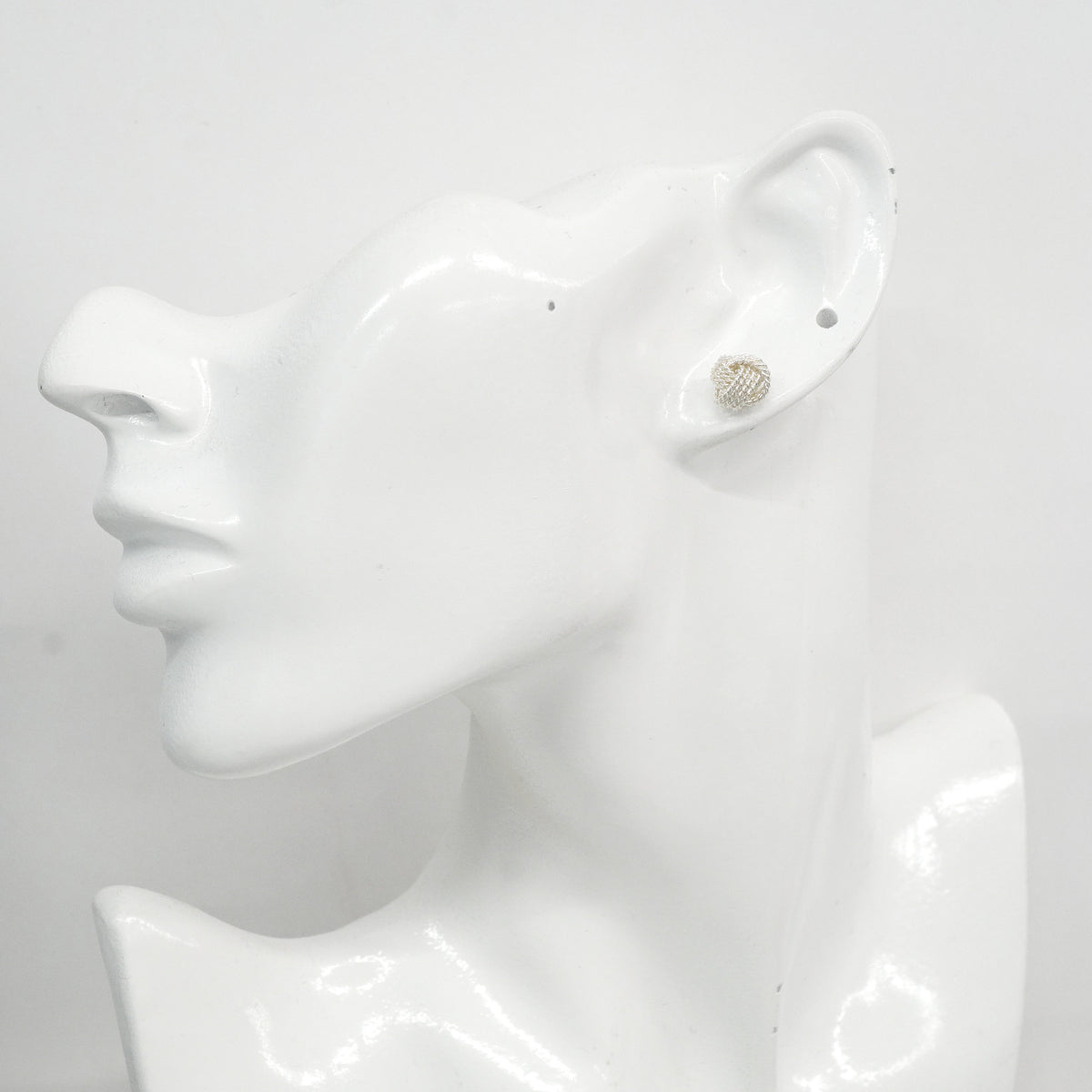 【6jhb0469】ティファニー ピアス サマセット/メッシュ シルバー925【中古】レディース