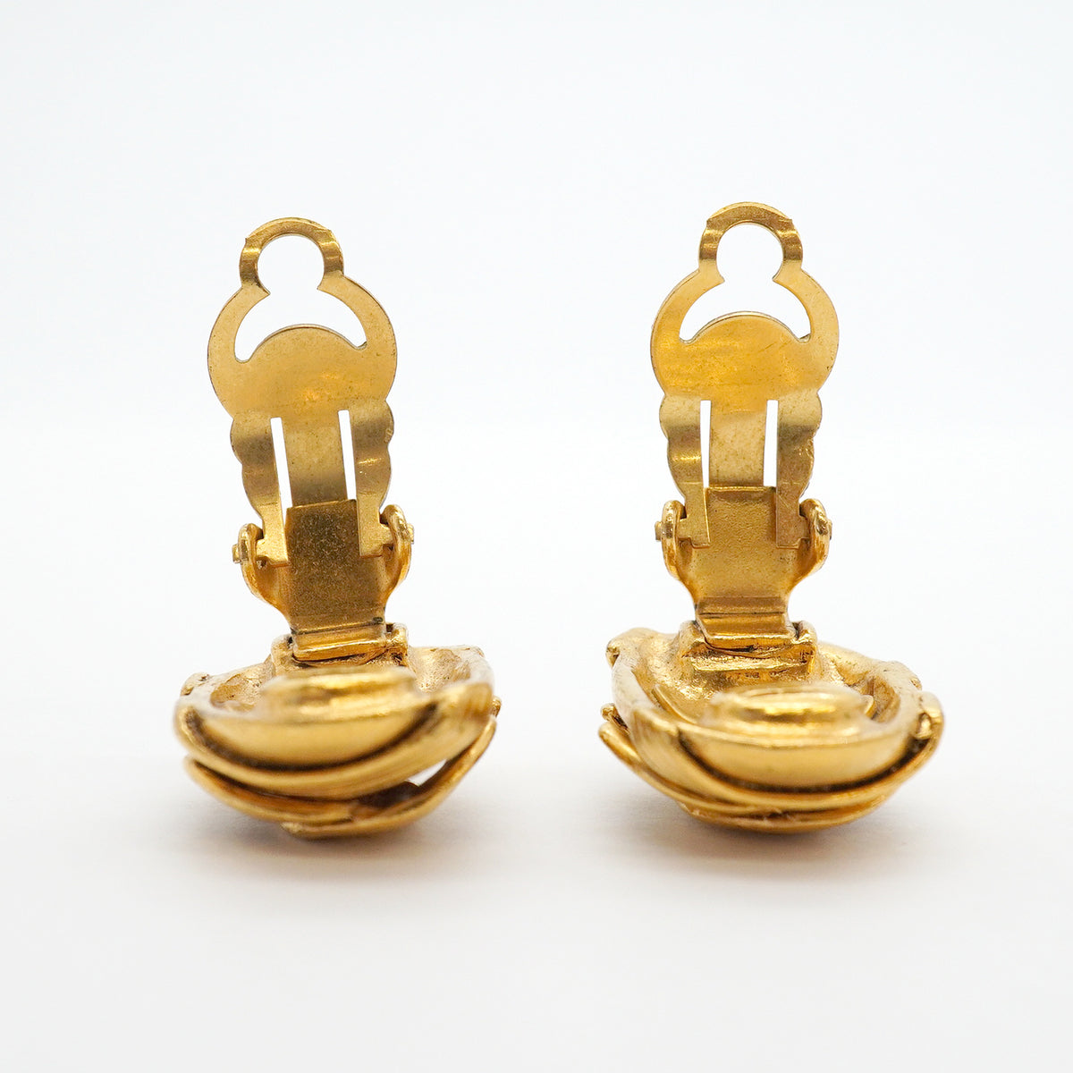 【6jhb0506】シャネル イヤリング ヴィンテージ ココマーク GPメッキ ゴールド【中古】レディース
