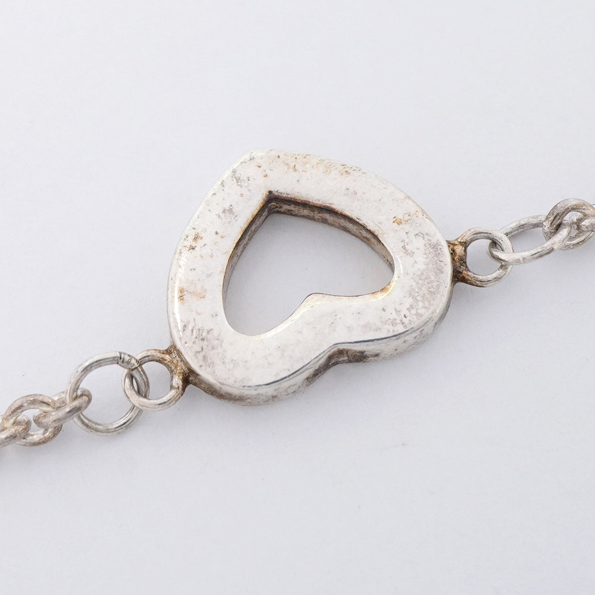 【6jhb0599】ティファニー ブレスレット ハートリンク シルバー925【中古】レディース