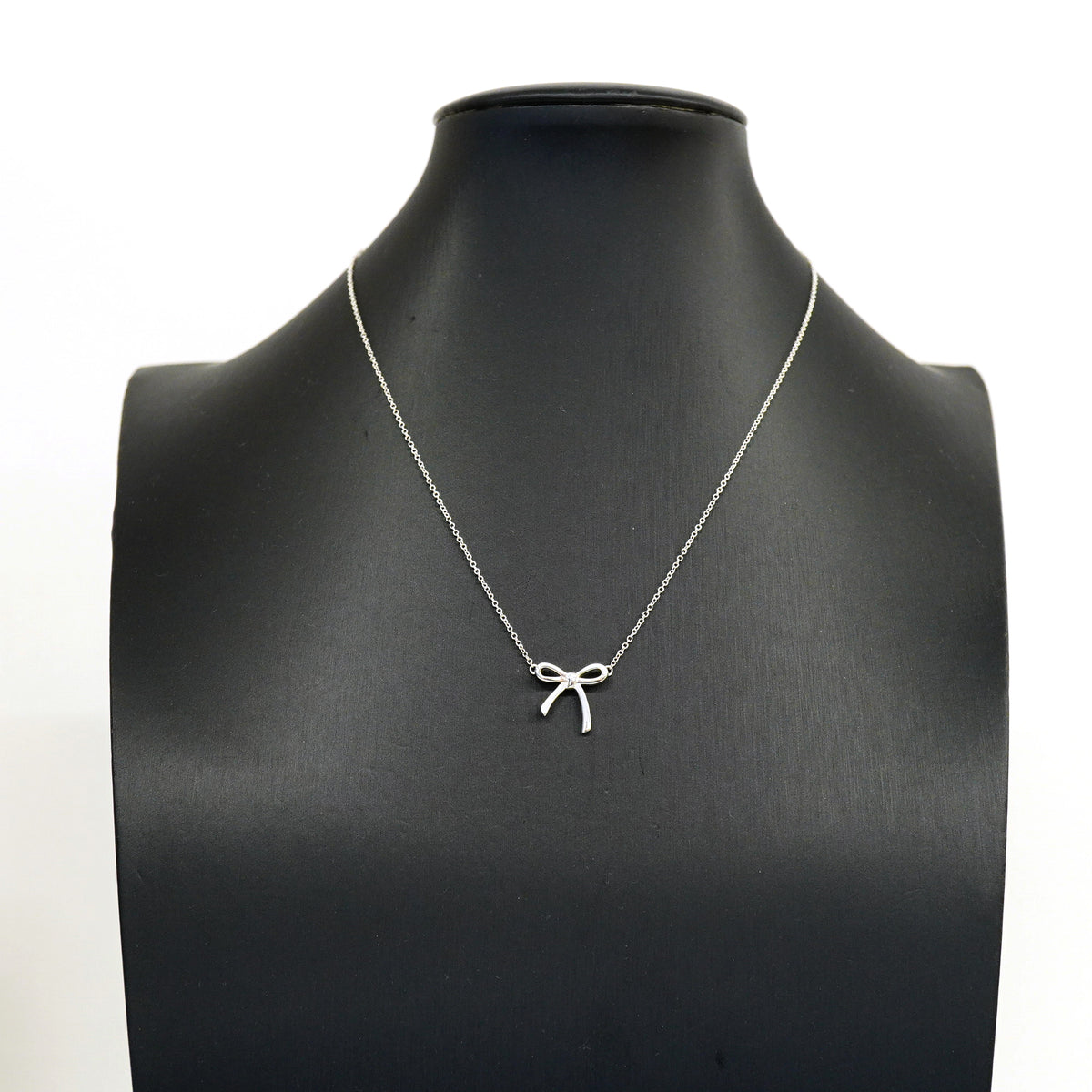 【6jhb0755】ティファニー ネックレス ボウリボン シルバー925【中古】レディース