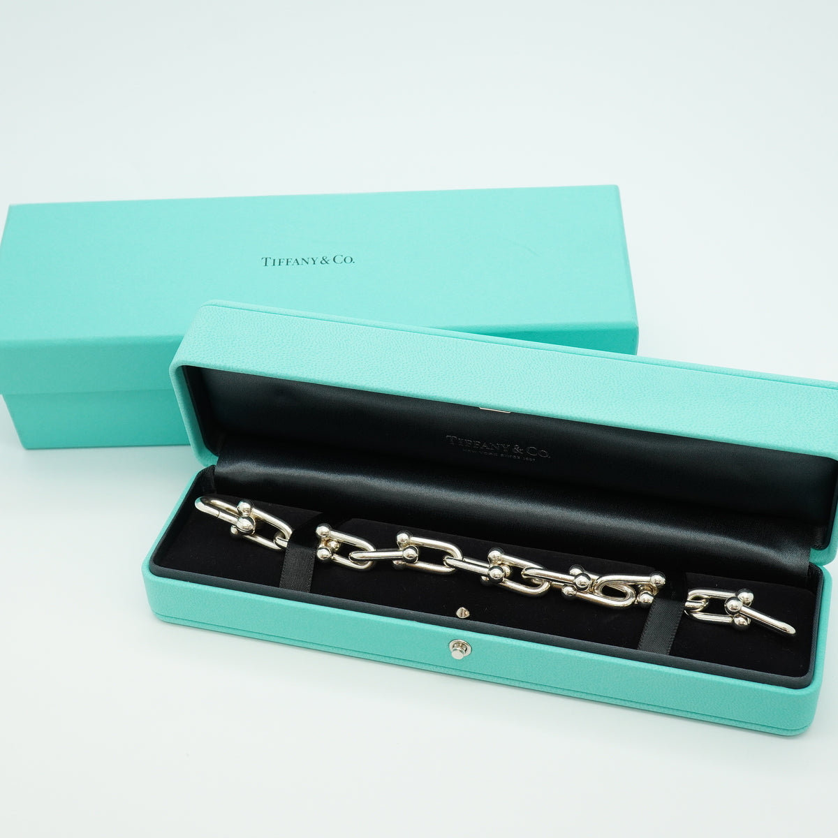 【6jhb0812】ティファニー ブレスレット ハードウェア/ラージリンク シルバー925【中古】メンズ レディース ユニセックス
