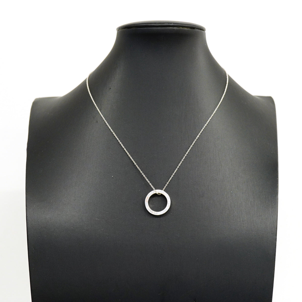 【6jhb0820】ティファニー ネックレス 1837/サークル シルバー925【中古】レディース