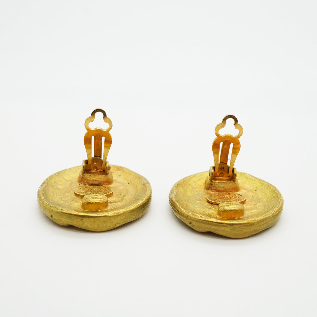 【6jhb0834】シャネル イヤリング ヴィンテージ ココマーク GPメッキ ゴールド【中古】レディース