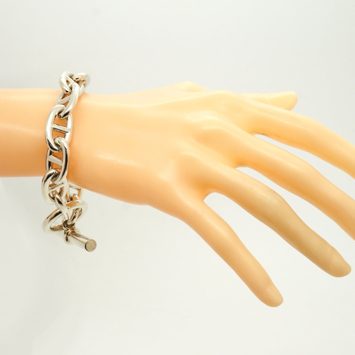 【6jib0265】エルメス ブレスレット シェーヌダンクル TGM 11コマ シルバー925【中古】メンズ レディース ユニセックス
