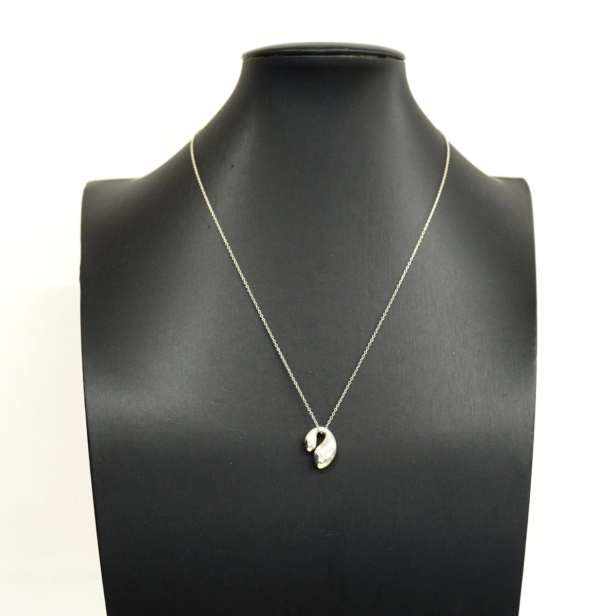 【6jib0285】ティファニー ネックレス ダブルティアドロップ シルバー925【中古】レディース
