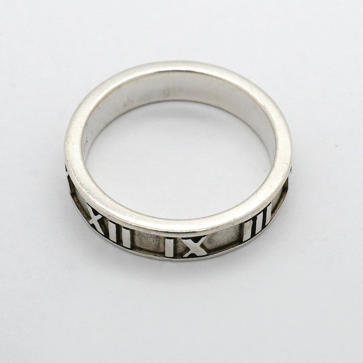 【6jkb0029】ティファニー リング アトラス シルバー925 9号【中古】レディース