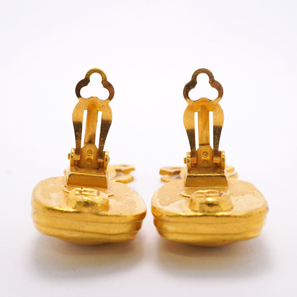 【6jkb0103】シャネル イヤリング ヴィンテージ ココマーク GPメッキ ゴールド【中古】レディース