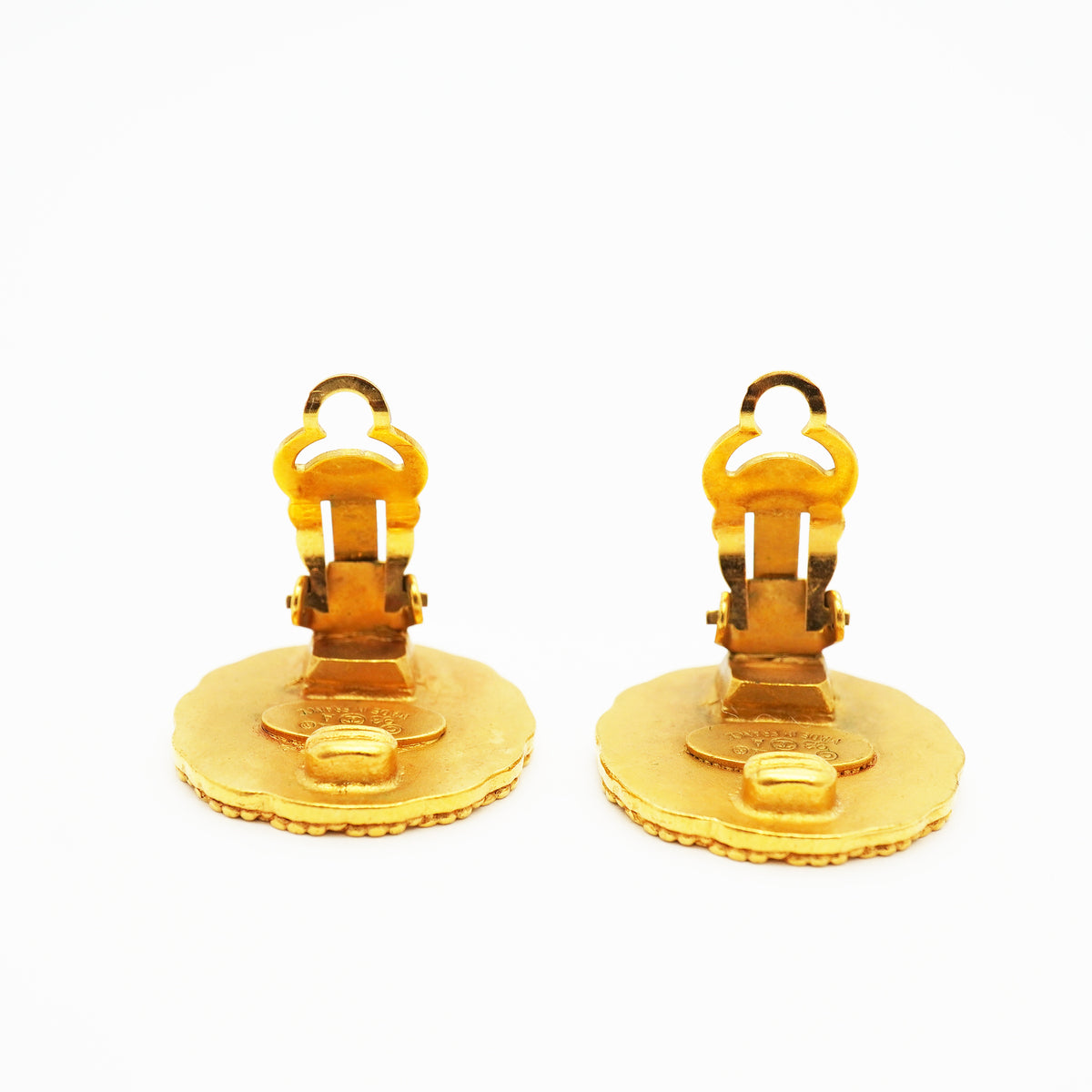 【6jkb0171】シャネル イヤリング ヴィンテージ ココマーク GPメッキ ゴールド【中古】レディース