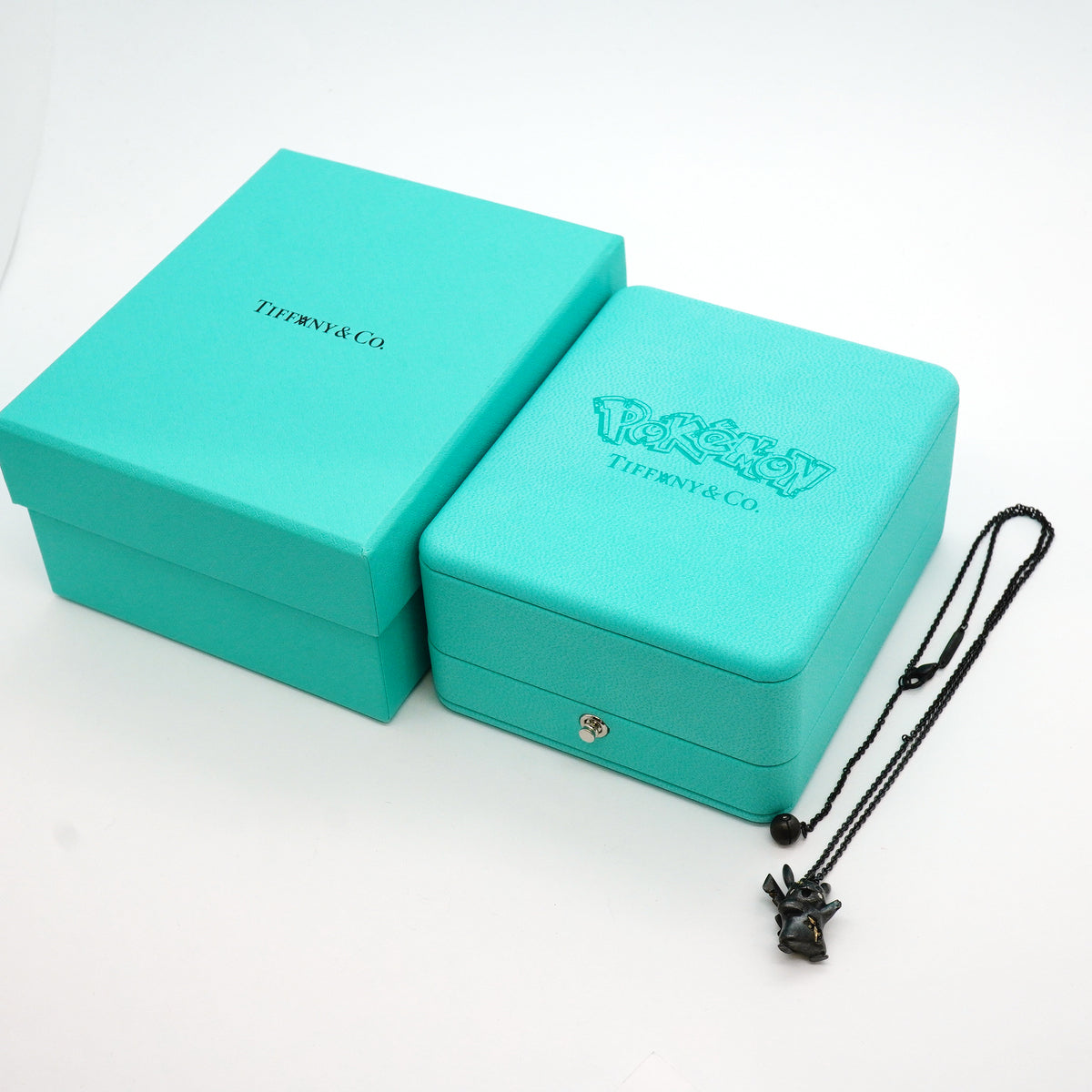 【6jkb0465】ティファニー ネックレス ポケモンコラボ/ピカチュウ シルバー925 ダイヤモンド【中古】レディース