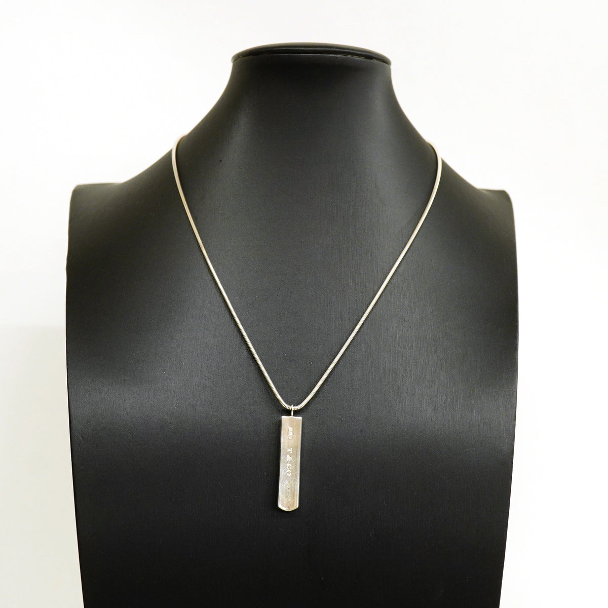 【6jkb0521】ティファニー ネックレス ナローバー シルバー925【中古】レディース