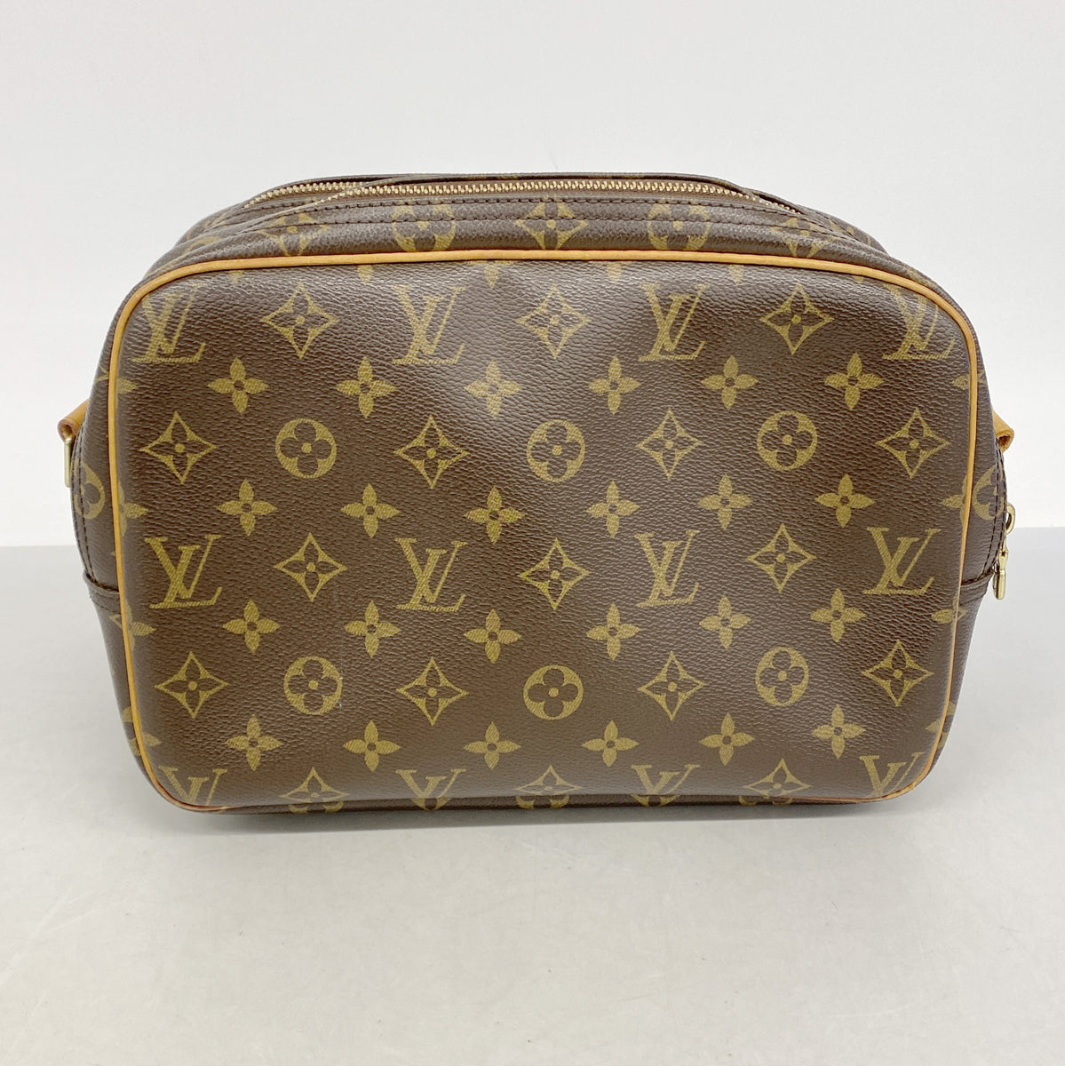 【6kb0666-h】ルイヴィトン ショルダーバッグ モノグラム リポーターPM M45254 ブラウン【中古】レディース
