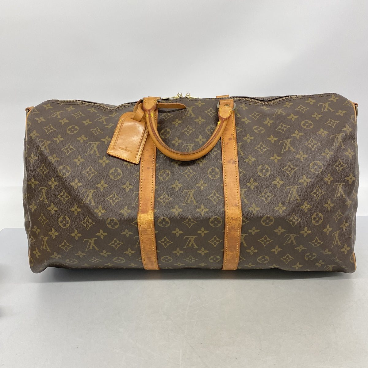 【6kb1105】ルイヴィトン ボストンバッグ モノグラム キーポルバンドリエール55 M41414 ブラウン【中古】メンズ レディース ユニセックス