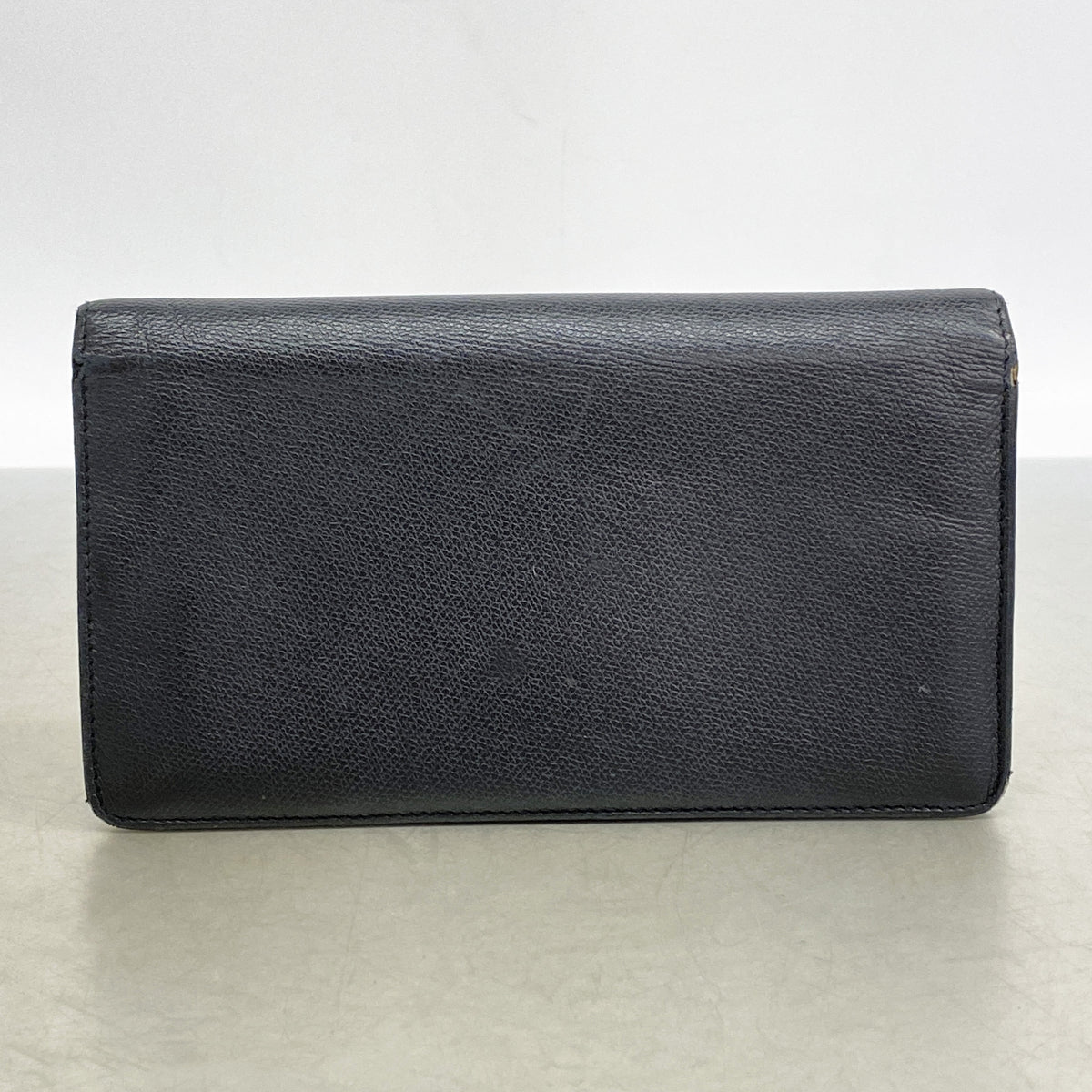 【6kb1423】シャネル 長財布 ココボタン レザー ブラック ゴールド金具【中古】レディース